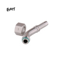 EMT 20441/20541 45 degree stainless steel 304 316L forged metric hydraulic hose connector elbow fittings